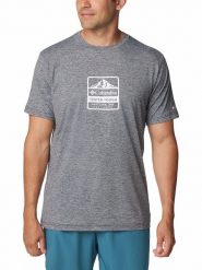 Columbia Koszulka turystyczna "Kwick Hike™" w kolorze szarym rozmiar: M. Szare t-shirty sportowe Columbia, bez wzorów, z materiału, bez ramiączek, outdoorowe. Za 75.16 zł.