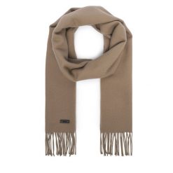 Szalik BOSS. Brązowe szaliki Boss, bez wzorów. Za 349.99 zł.