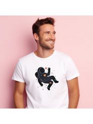 WOOOP Koszulka "Inner space" w kolorze białym rozmiar: M. Białe bezrękawniki Wooop, m, bez wzorów, bez kołnierzyka, bez ramiączek. Za 56.99 zł.