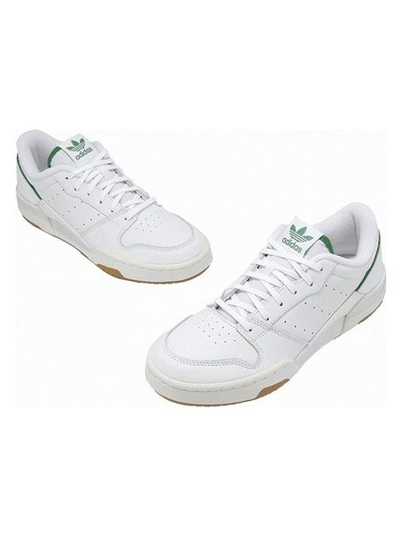 Adidas Skórzane sneakersy "Team Court 2.0" w kolorze białym rozmiar: 40. Białe buty sportowe casual Adidas, bez wzorów, bez zapięcia. Za 197.79 zł.
