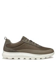 Geox Sneakersy U Spherica U46BYA 014EK C1018 Brązowy. Brązowe buty sportowe casual Geox, bez wzorów, z materiału, bez zapięcia. Za 499.99 zł.