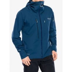 Kurtka z membraną męska Rab Khroma Kinetic Jacket. Niebieskie kurtki RAB, m, bez wzorów, bez kaptura. Za 1,574.99 zł.