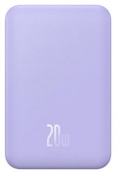 Baseus Magnetic Mini 5000mAh 20W (fioletowy). Fioletowe powerbanki . Za 86.90 zł.