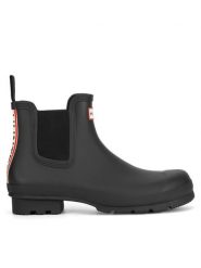 Hunter Kalosze MFS3354RMA Czarny. Czarne śniegowce Hunter, z materiału, bez zapięcia. Za 399.99 zł.