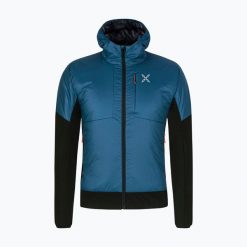 Kurtka męska Montura Enigma Hybrid. Niebieskie kurtki narciarskie i snowboardowe MONTURA, m, bez wzorów, narciarskie. Za 789.99 zł.