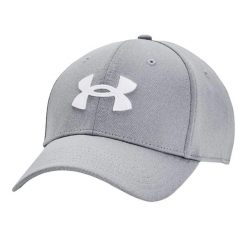 Męska Czapka Z Daszkiem Blitzing. Szare czapki z daszkiem Under Armour, bez wzorów. Za 128.99 zł.