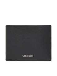 Calvin Klein Portfel męski Epi Ck Bifold 5Cc W/Coin K50K512925 Czarny. Czarne portfele CALVIN KLEIN, bez wzorów, ze skóry. Za 239.99 zł.