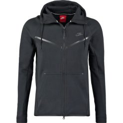 Nike Sportswear TECH FULL ZIP WINDRUNNER HOODIE Bluza z kapturem black/black. Bluzy z kapturem marki Nike Sportswear, m, z bawełny, z kapturem. Za 399.00 zł.