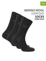 Norfolk Skarpety (3 pary) "Stockholm" w kolorze czarnym rozmiar: 35-38. Czarne skarpety Norfolk, bez wzorów, prążkowane. Za 73.99 zł.