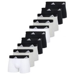 Bokserki Active Flex Cotton 10 pak. Szare bokserki Adidas, m, bez wzorów, z bawełny. Za 538.00 zł.