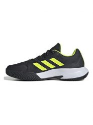 Adidas Buty "Gamecourt 2.0" w kolorze czarnym do tenisa rozmiar: 45 1/3. Czarne buty treningowe Adidas, bez wzorów, z materiału, tenisowe. Za 158.10 zł.