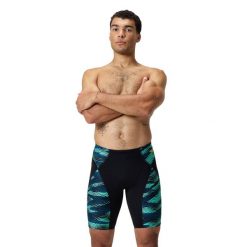 Jammery pływackie męskie Speedo Endurance+ Max Compression Jammer. Czarne odzież kąpielowa Speedo, m, bez wzorów, sportowe. Za 229.99 zł.