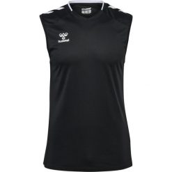 Tank top Hummel Core 2.0. Białe bezrękawniki Hummel, bez wzorów, bez kołnierzyka, bez ramiączek. Za 160.50 zł.