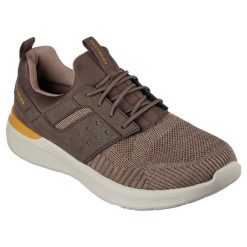 Buty Mężczyzna Skechers Lattimore Radium brązowy. Brązowe buty sportowe casual Skechers, bez wzorów, bez zapięcia. Za 322.13 zł.