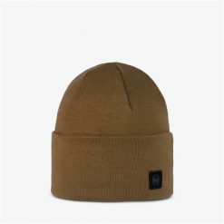 Czapka BUFF KNITTED BEANIE NIELS. Brązowe czapki zimowe Buff, bez wzorów. W wyprzedaży za 95.94 zł.