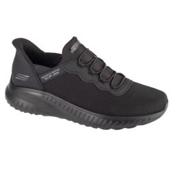 Buty treningowe męskie Skechers 118300BBK. Czarne buty treningowe Skechers, bez wzorów, z materiału. Za 299.99 zł.