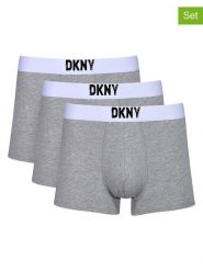 DKNY Bokserki (3 pary) w kolorze szarym rozmiar: XL. Szare bokserki DKNY, xl, bez wzorów. Za 87.61 zł.