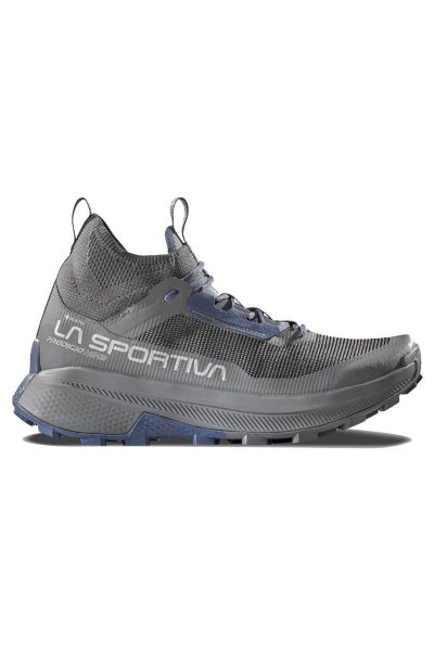 Buty trekkingowe męskie Prodigio Hike Gtx. Czarne buty turystyczne La Sportiva, bez wzorów, z dzianiny, bez zapięcia, trekkingowe, gore-tex. Za 949.99 zł.