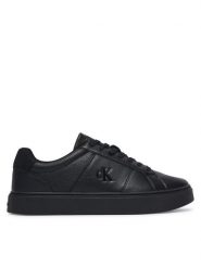 Calvin Klein Sneakersy Classic Cups Laceup Band Wl HM0HM02289 Czarny. Czarne buty sportowe casual CALVIN KLEIN, bez wzorów, ze skóry, bez zapięcia. Za 489.99 zł.