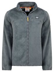 Geographical Norway Kurtka polarowa "Timple" w kolorze szarym rozmiar: XL. Szare kurtki Geographical Norway, xl, bez wzorów, z polaru, bez kaptura. Za 91.77 zł.