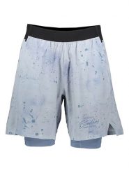 Reebok Szorty funkcyjne "Strength" w kolorze szarym rozmiar: M. Szare szorty Reebok, m, bez wzorów, z materiału. Za 114.17 zł.