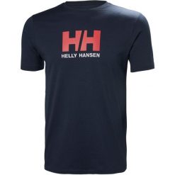 Koszulka sportowa męska Helly Hansen Logo. Czarne t-shirty sportowe Helly Hansen, bez wzorów, bez ramiączek, żeglarskie. Za 228.00 zł.