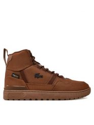 Lacoste Sneakersy 748SMA0040 Brązowy. Brązowe buty sportowe casual LACOSTE, bez wzorów, ze skóry, bez zapięcia. Za 649.99 zł.