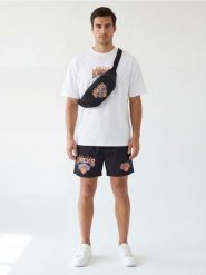 Saszetka NBA - szary. Szare torby na ramię Sinsay, bez wzorów, małe, bez dodatków. Za 29.99 zł.