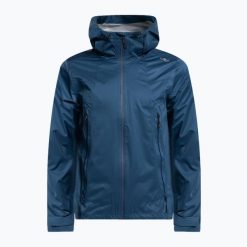 Kurtka przeciwdeszczowa męska CMP Fix Hood. Zielone kurtki CMP, m, bez wzorów, bez kaptura. Za 429.99 zł.