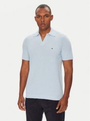Tommy Hilfiger Polo MW0MW39531 Błękitny Regular Fit. Niebieskie koszulki polo Tommy Hilfiger, m, bez wzorów, z syntetyku, bez kołnierzyka, bez ramiączek. Za 559.99 zł.