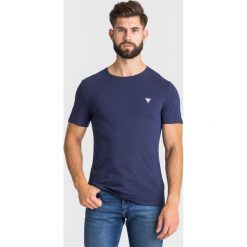 T-SHIRT GUESS. Niebieskie t-shirty Guess, l, z aplikacjami, z bawełny, bez kołnierzyka, bez ramiączek. Za 139.00 zł.