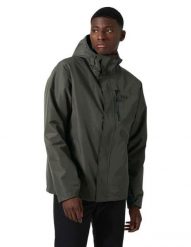 Izolowana, wodoodporna kurtka Helly Hansen Dubliner. Zielone kurtki Helly Hansen, m, bez wzorów, z poliesteru, bez kaptura. Za 609.50 zł.