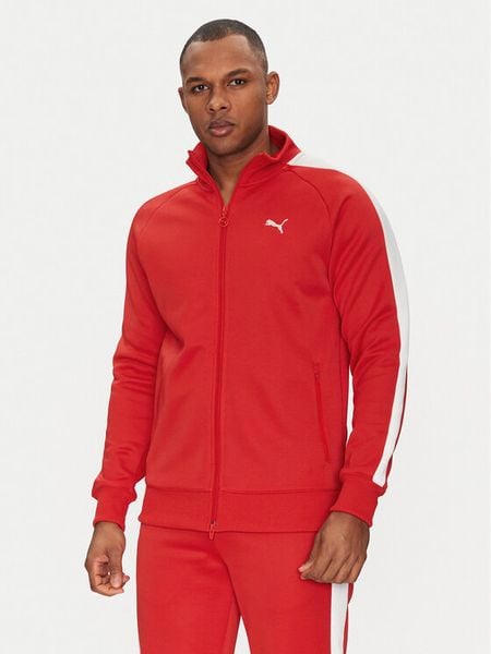 Puma Bluza T7 Always On 629587 Czerwony Regular Fit. Czerwone bluzy Puma, m, bez wzorów, z syntetyku, bez kaptura. Za 172.99 zł.