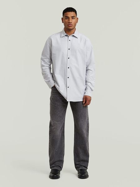 G-Star Koszula - Regular fit - w kolorze szarym rozmiar: L. Szare koszule G-Star, l, bez wzorów, z bawełny, bez kołnierzyka, bez ramiączek. Za 159.59 zł.