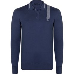Sweter w kolorze granatowym. Niebieskie swetry nierozpinane Giorgio Di Mare, m, bez wzorów, z bawełny, bez kołnierzyka, bez ramiączek. W wyprzedaży za 139.95 zł.