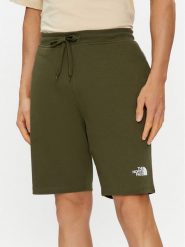 The North Face Szorty sportowe Graphic NF0A3S4F Zielony Regular Fit. Zielone krótkie spodenki sportowe The North Face, m, bez wzorów, z bawełny. Za 159.99 zł.