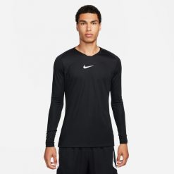 Koszulka treningowa męska Nike Dry Park First Layer. Białe bluzki z długim rękawem Nike, m, bez wzorów, bez kołnierzyka, bez ramiączek. Za 129.00 zł.