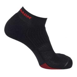 Skarpety Za Kostkę Dla Dorosłych Unisex X Ultra. Czarne skarpety Salomon, bez wzorów. Za 65.99 zł.