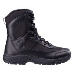 Buty Trekkingowe Magnum Magg 92800622263 czarne. Czarne trekkingi bez wzorów, z futra, bez zapięcia. Za 680.11 zł.