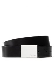 Calvin Klein Pasek Męski Formal Plaque Belt 3.5cm K50K504309 Czarny. Czarne paski CALVIN KLEIN, bez wzorów, ze skóry. Za 179.99 zł.