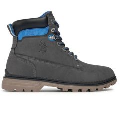 Buty męskie trapery zimowe U.S POLO. Brązowe buty sportowe casual U.S. Polo Assn., bez zapięcia. W wyprzedaży za 189.00 zł.