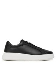 Calvin Klein Sneakersy Low Top Lace Up Lth HM0HM01016 Czarny. Czarne buty sportowe casual CALVIN KLEIN, bez wzorów, ze skóry, bez zapięcia. Za 475.55 zł.