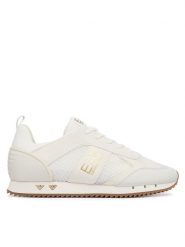 EA7 Emporio Armani Sneakersy 7X000334 AF18610 MZ582 Kremowy. Białe buty sportowe casual EA7 Emporio Armani, bez wzorów, ze skóry, bez zapięcia. Za 839.99 zł.