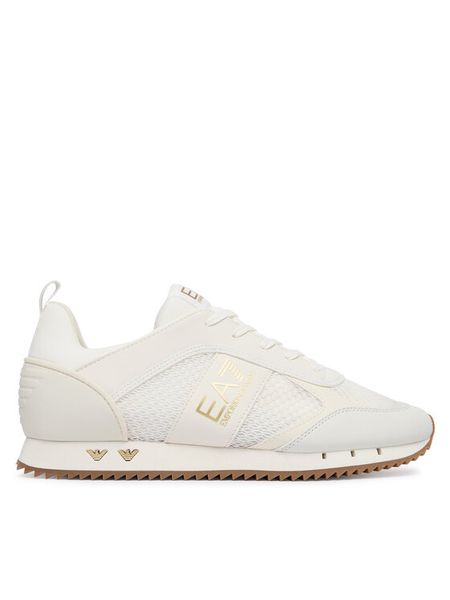 EA7 Emporio Armani Sneakersy 7X000334 AF18610 MZ582 Kremowy. Białe buty sportowe casual EA7 Emporio Armani, bez wzorów, ze skóry, bez zapięcia. Za 587.99 zł.