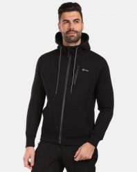 Męska bawełniana bluza z kapturem Kilpi DANILO-M. Czarne bluzy z kapturem Kilpi, m, bez wzorów, z bawełny, z kapturem. Za 318.77 zł.