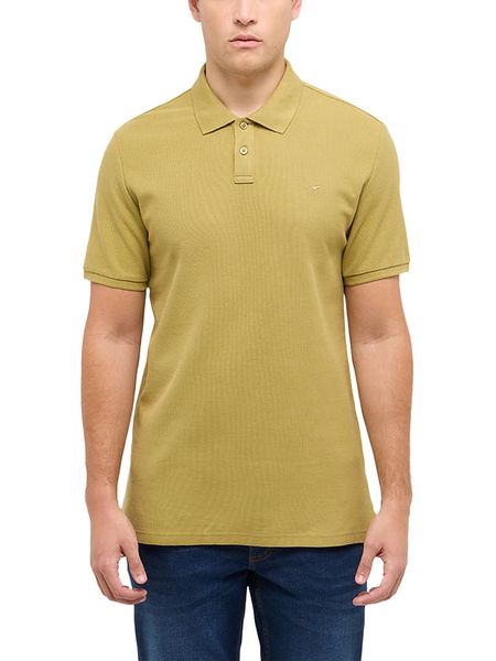 Mustang Koszulka polo "Palco" w kolorze khaki rozmiar: L. Brązowe koszulki polo Mustang, l, bez wzorów, z bawełny, bez kołnierzyka, bez ramiączek. Za 78.84 zł.