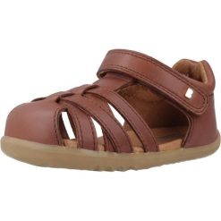 Sandały BOBUX CROSS JUMP Brązowy. Brązowe sandały BOBUX, ze skóry, bez zapięcia. Za 246.99 zł.