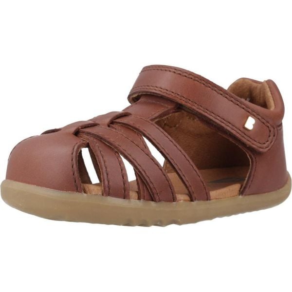 Sandały BOBUX CROSS JUMP Brązowy. Brązowe sandały BOBUX, ze skóry, bez zapięcia. Za 246.99 zł.