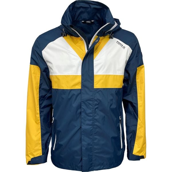 Kurtka Pro-X Elements Theo. Niebieskie kurtki PRO-X ELEMENTS, m, bez wzorów, z materiału, bez kaptura. Za 415.00 zł.