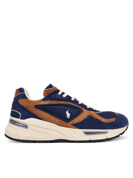 Polo Ralph Lauren Sneakersy 809974014002 Granatowy. Niebieskie buty sportowe casual Polo Ralph Lauren, bez wzorów, ze skóry, bez zapięcia. Za 415.99 zł.